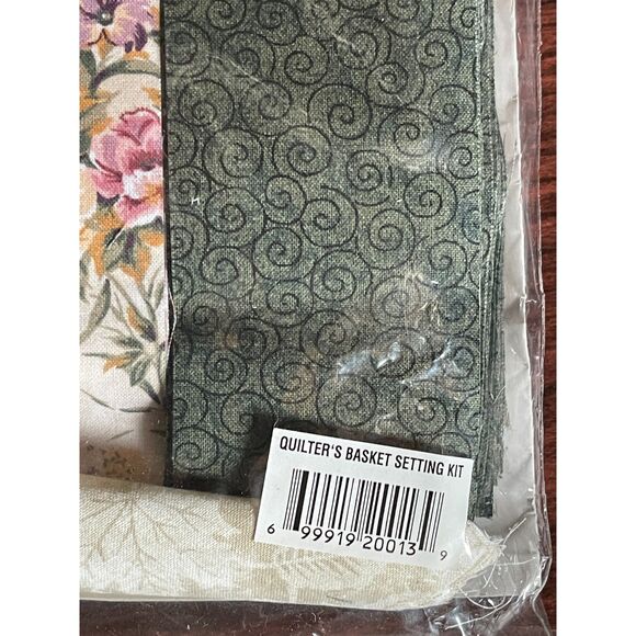Jo-Ann Fabrics Quilters Basket Quilt Blocks Setting Kit Only. Sealed New Vintage - Picture 2 of 4